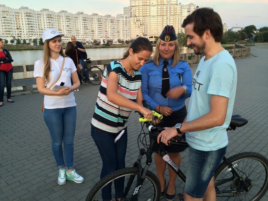 Более 500 пьяных велосипедистов оштрафованы в Минске за 2015 год